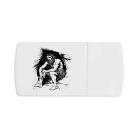 'Caveman Sitting' Pill Box with Tablet Splitter (PI00030534)