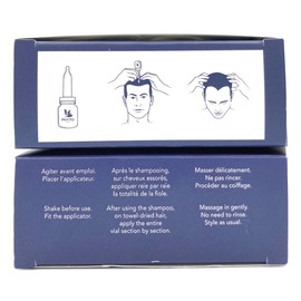 PHYTOCYANE Men Densifying Treatment for Progressive Hair Thinning, Double Efficiency Anti-Fall & Density, 12 Vials x 0.118 fl.oz. (1 month Supply)