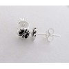 Sterling Silver 6mm fleur de lis post stud earrings. Jewelry