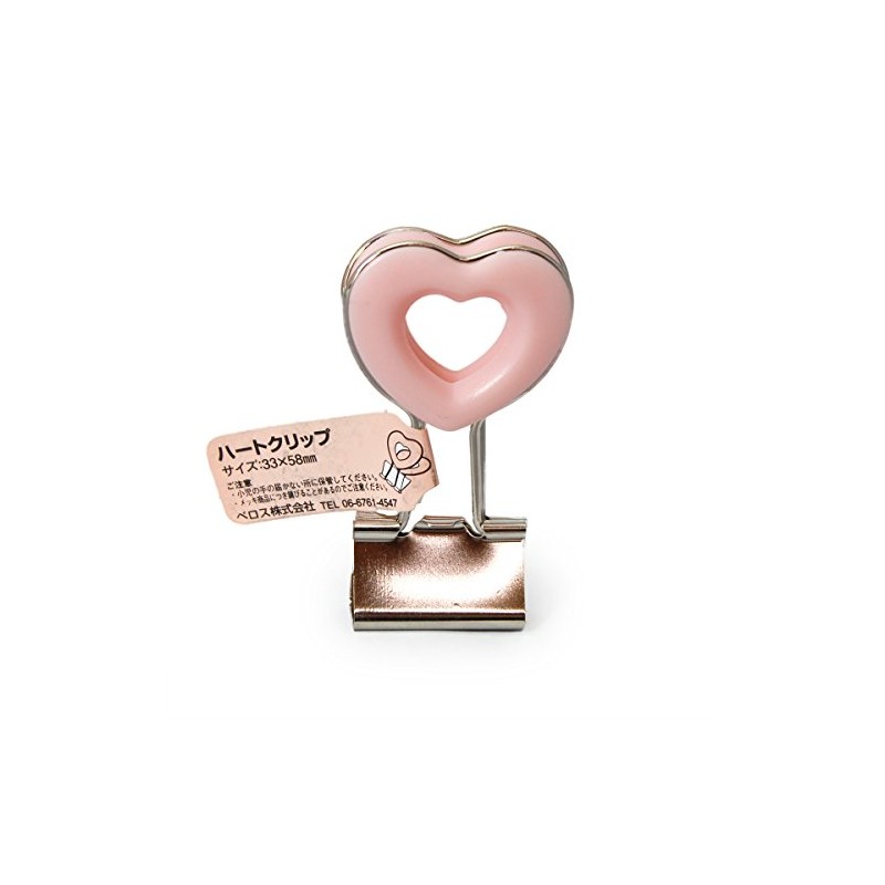 Velos Heart Clip Light Pink (DCH-2LP)