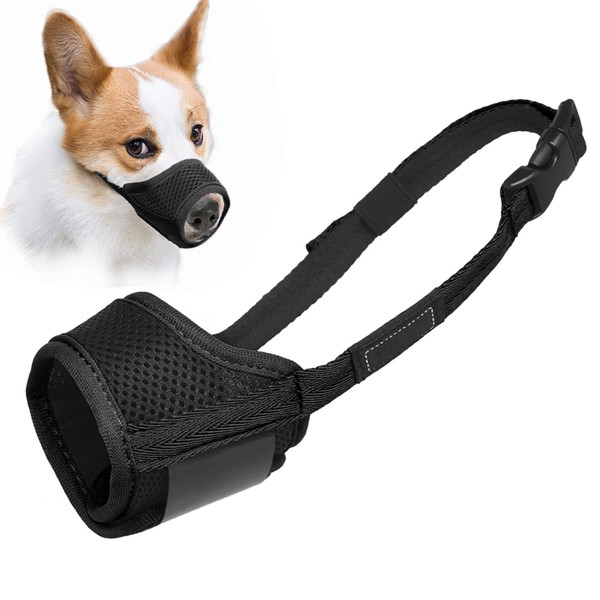 Dog Muzzle Anti Biting Barking and Chewing with Comfortable Mesh