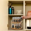 Yopay Lazy Susan Organizer 2 Tier, Bamboo Rotating Spice Rack
