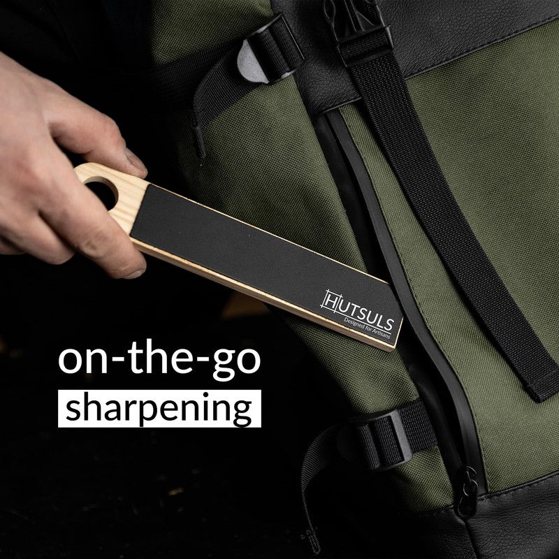 Hutsuls Pocket Knife Strop Kit - Get Razor-Sharp Edges with