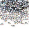 500 Pieces Iridescent Crystals, AB Crystal Flatback Rhinestones, Water Drops,