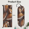 Kizmoglux American Football Plastic Bag Holder 2 Pcs Grocery Bag