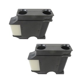 INGQI Practical Boat Fender Clips, Boat Bumpers Adjustable Boat Rail Cleats Fender Clips,Quick Release Boat Bumper Holder Hanger Adjuster,Set of 2