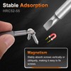 sourcing map 4pcs Triangle Magnetic Screwdriver Insert Bits 2.0 2.3