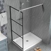 Shower Door Support Bar Arm Glass Door Fixed Panel for