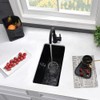 10 Inch Black Bar Sink Undermount-VASOYO 10x18 Quartz Small Kitchen