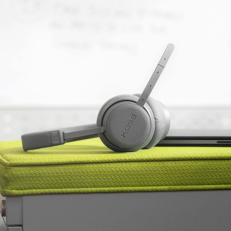 Koss CS340BT QZ Wireless Bluetooth On-Ear Communication Headset, Active Noise