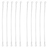 Jiozermi 10 Pcs 8" Cabinet Door Restraint, Stainless Steel Restraint