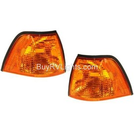 Fleetwood Bounder Diesel 2003-2005 RV Motorhome Pair (Left & Right) Replacement Corner Turn Signal Lights Front Lamps