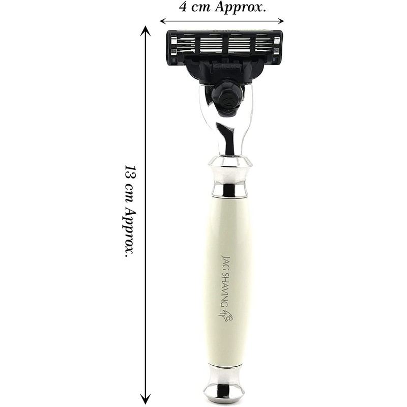 Razor with 3 edges and thorough and durable razor blade