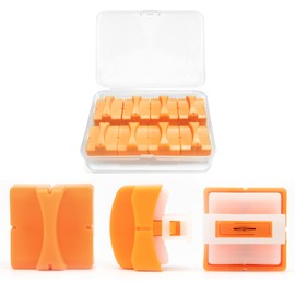 Pack of 8 paper cutter replacement blades, replacement blades, paper cutter, orange
