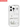 NINETEENFRIDAY Vibes Grid Silver Magsafe EpoGlass Case 1ea, Model:Galaxy S25 Ultra