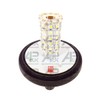 LED Rotating Flashing Amber Beacon Flexible DIN Pole Mount Tractor