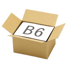 Earth Cardboard ID0444 Cardboard, 60 Size, B6, Set of 100, One-touch Type, Total of 3 Sides, 19.7 inches (50 cm), Cardboard, Small