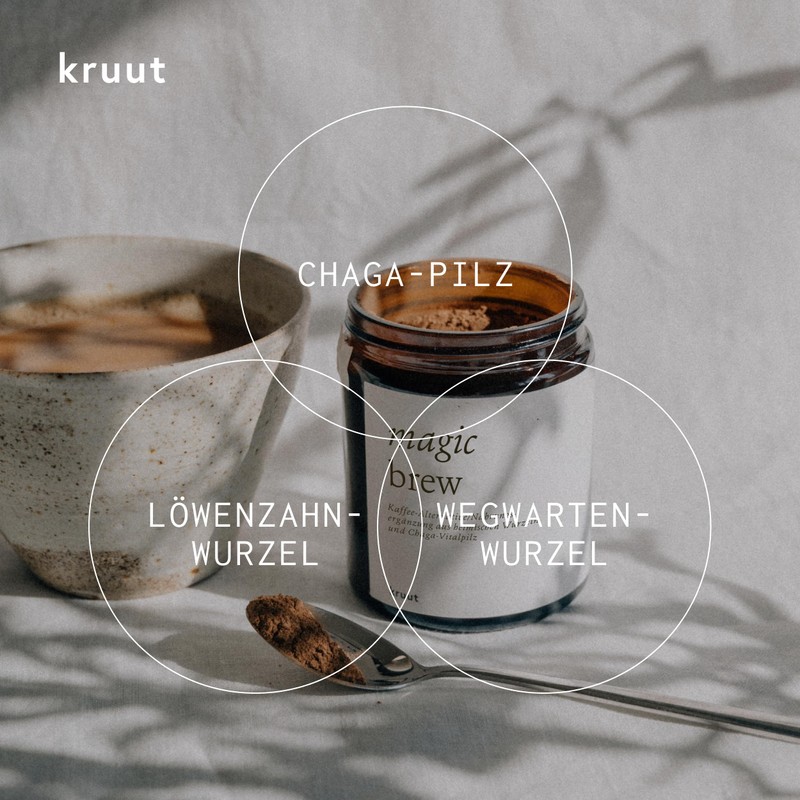 Kruut Magic Brew Organic 75g - Wild Herb Powder as