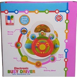Learning Years Electronic Busy Driver Educational Baby Kids Learning Wheel Toy By Learning Year