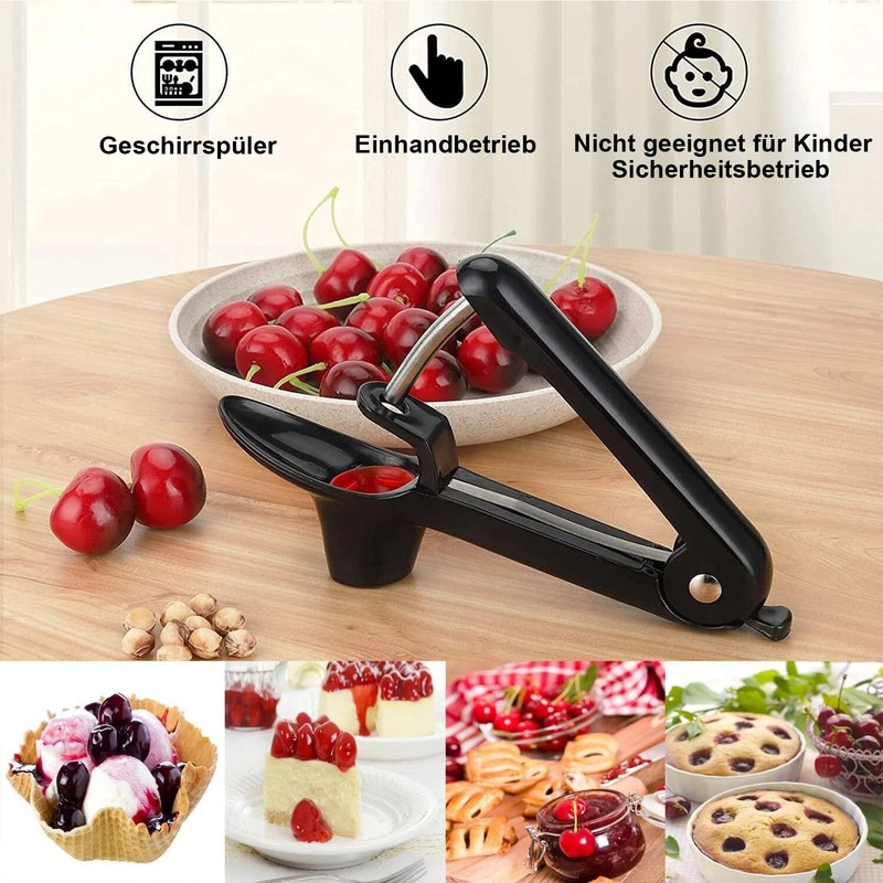 Cherry Stoner, Cherry Stone Remover, Cherry Pitter Tool, Stainless Steel