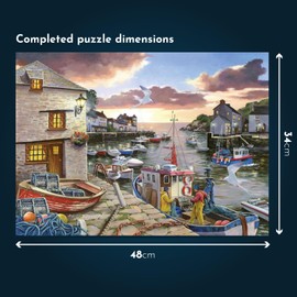 The House of Puzzles Signalling Change Jigsaw - Big 250 Piece Jigsaws For Adults & Kids, Extra Large Pieces, Artist Illustrated, Scenic Landscape, Deluxe Puzzle Gifts