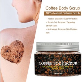 Exfoliante Peeling 120ml Seguro Limpieza profunda Nutritivo Café Exfoliante corporal Manos Piernas Cuidado diario de la piel
