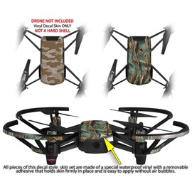 Skin Decal Wrap 2 Pack for DJI Ryze Tello Drone WraptorCamo Digital Camo Desert Drone NOT Included