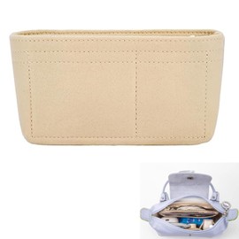 Roczential Bag for Bag Organiser, Bag Organiser Insert forMini Bag Organiser Organizer Suitable for Fits Mini Size Keeps Tote Handbags Shaped & Neat