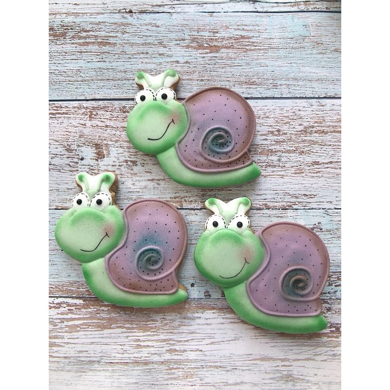 LILIAO Animal Snail Cookie Cutter, 3.7", Stainless Steel