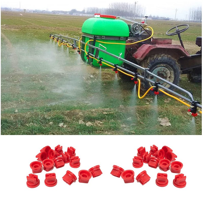 PENKOHOME 8Pcs Boom Sprayer Nozzles Tips, High Pressure Fan-shaped Atomizing