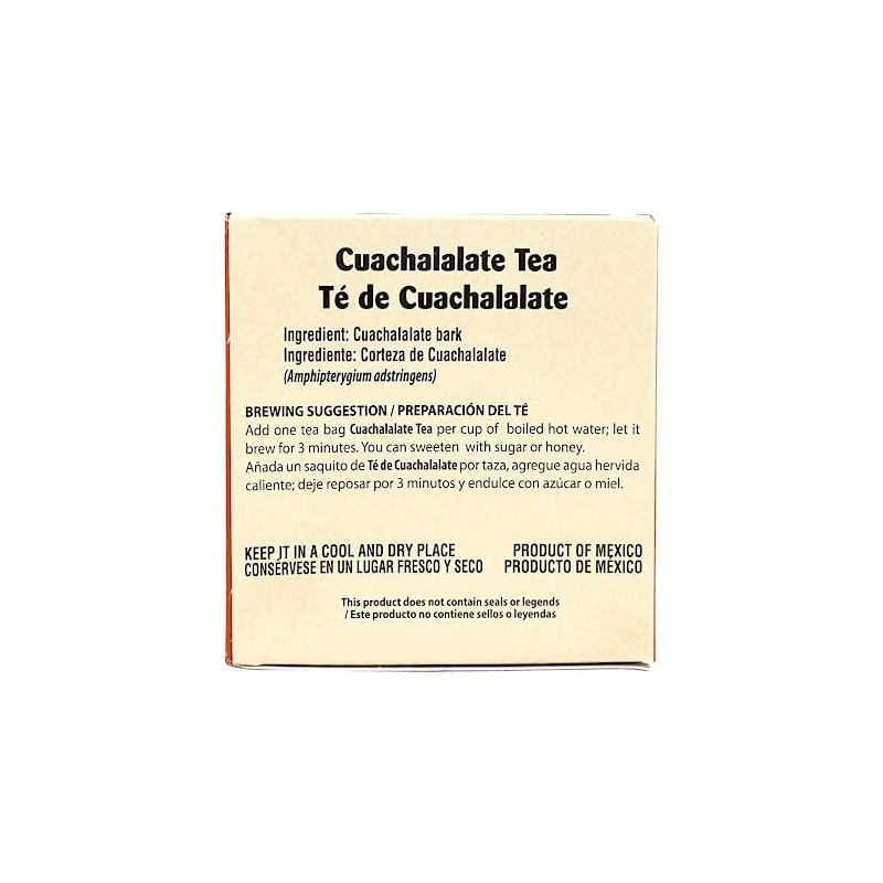 Herbacil Te De Cuachalalate, 2-pack of 25 tea bags per