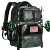 Ghosthorn Fishing Tackle Backpack with Removable Instant Workstation & 2