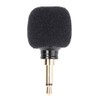 Hakeeta External Microphone 3.5mm Black Recording Microphone Portable High Sensitivity