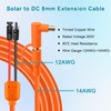 XRDS -RF Solar Panel to DC 8mm Adapter Cable 6FT,