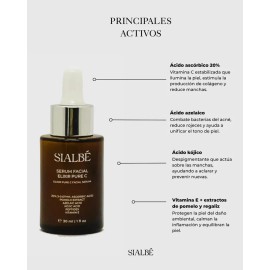 Elixir Pure C Serum Facial Vitamina C 20% Sialbé Todo Tipo De Piel Día/noche