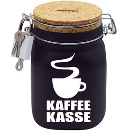 Money Box Coffee Box Money Gift Idea Black L