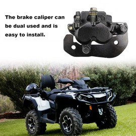 UOIENRT 705600862 703500968 Front Left Brake Caliper with Brake Pads Replacement for Can-Am Outlander 450 500 570 650 800 850 1000 Renegade 500 570 650 800 850 1000