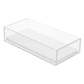 PACKOVE Eyelash Storage Case Acrylic Organizer for False Lashes Stylish Fake Eyelash Box to Keep Lashes Clean and Sanitary Lash Travel Case for Easy Display and Storage