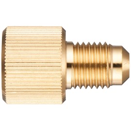 Asada Y06110K Different Diameter Adapter, 5/16 inch Female x 1/4 inch Male, Hand Tightening Type