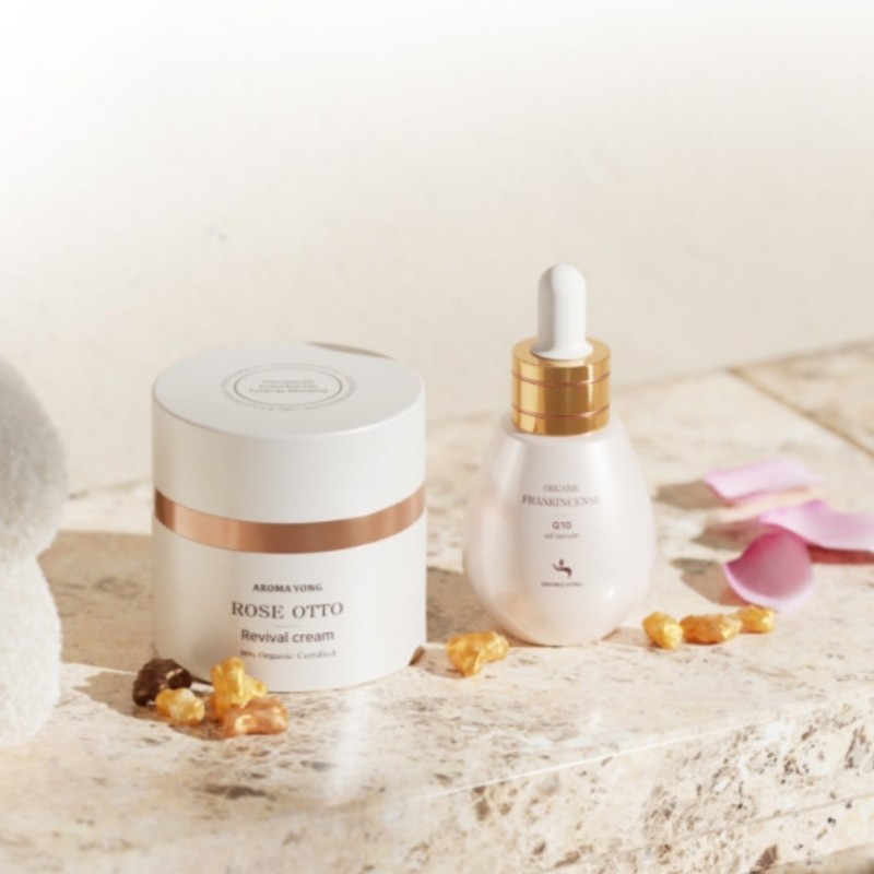 Natural Moisturizing Organic Oil Serum Antioxidant Anti-Aging Organic Frankincense Q10