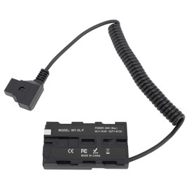 D Tap to NP F550 Dummy Battery 37‑100cm Cable High Conversion Efficiency Fully Decoded NP F550 Dummy Battery For Camera Monitor Fill Light