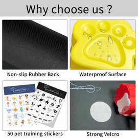 BUYVIKAY Dog Buttons, Colourful Dog Buttons, Talking Dog Buttons, Pet Training Button Set, Dog Buttons for Communication, Dog Button for Talking to Your Dog