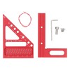 Hole Position Scribing Ruler 3D 22.5‑90° Multi Angle Measuring Square