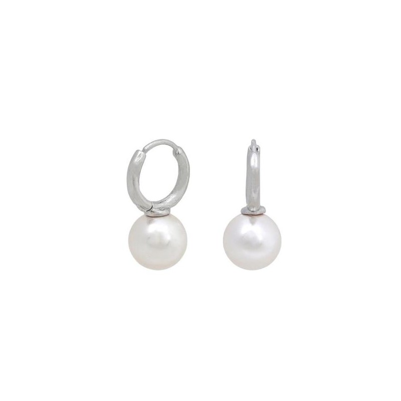 Volume pearl one touch earrings OTE125111P stone color / 볼륨