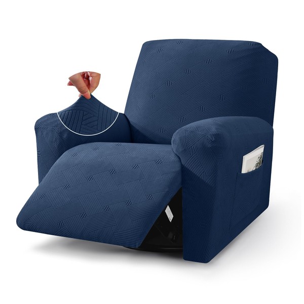 JIVINER Oversized Recliner Chair Covers, Newest 3 Piece Slipcovers for