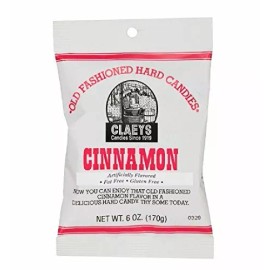 Claey's Claeys Old Fashioned Cinnamon Candy, 6-Ounce Bags (1-Bag)