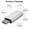 Vanjua 6 Pack Micro USB to USB C Adapter, Data