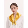 MEISEE 100% Pure Mulberry Silk Scarf 26"x26"(in) Square Scarf Head
