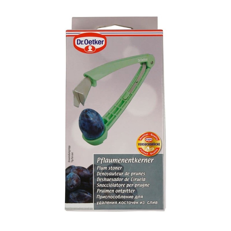 Dr. Oetker 3245 Plum Stoner, Plastic, green, 15 x 3