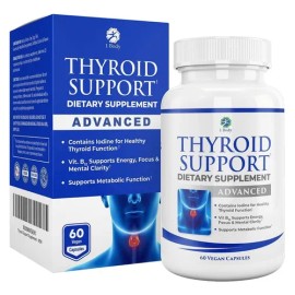 Suplemento Con Yodo Para Tiroides, Fórmula Para Metabolismo Sin Sabor